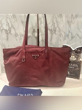 Prada Nylon Tote Bag EUC